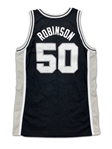 David Robinson 1992-93 San Antonio Spurs Game Used & Auto'd Road Jersey - PHOTO MATCHED, Outstanding Wear (RGU LOA)