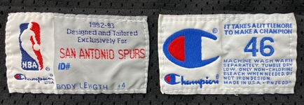 David Robinson 1992-93 San Antonio Spurs Game Used & Auto'd Road Jersey - PHOTO MATCHED, Outstanding Wear (RGU LOA)