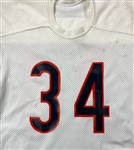 Walter Payton 1984-87 Chicago Bears Game Used Road Jersey - Beautifully Even Extensive Wear, Outstanding Example