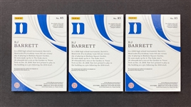 (3) RJ Barrett 2019-20 Panini Immaculate Rookie Auto Patch #'d to 99 - #3 Draft Pick! NY Knicks!