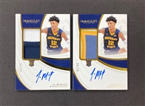 (2) Ja Morant 2019-20 Panini Immaculate Rookie Auto Patch #'d to 99 - #2 Draft Pick! Memphis Grizzlies!