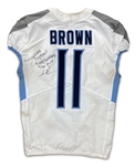 AJ Brown 2019 Tennessee Titans Game Used & Autographed Jersey - 2 TD's! PHOTO MATCHED! (RGU/ACC)