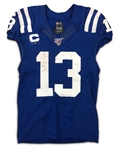 TY Hilton 2019 Indianapolis Colts Game Used Home Jersey - TD! PHOTO MATCHED! 100th NFL Patch (RGU/ACC)