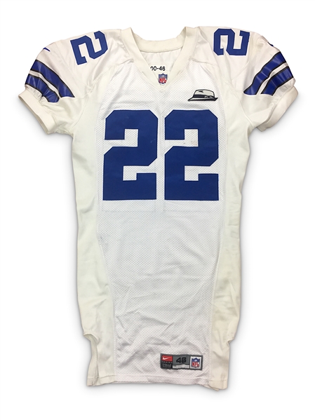 Emmitt Smith 2000 Dallas Cowboys Game Used Jersey - PHOTO MATCHED! Landry Patch, Christmas Game (RGU)