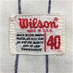 Hank Aaron 6/21/1969 Atlanta Braves Game Used Home Jersey - Iconic Aaron/Mantle/Mays Photo Match! A+ Original Condition (MEARS A10, Meigray,RGU)