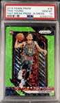 Trae Young 2018-19 Panini Prizm Fast Break NEON GREEN Rookie Card #d 4/5! - PSA 10 (Population 1) Ultra Rare Investment Piece