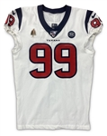 J.J. Watt 9/19/2019 Houston Texan Game Worn MNF Jersey - RGU Photo Matched (Athletes Club Co, RGU) Walter Payton, RCM & 100th Patch