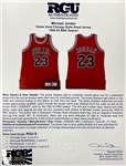 Michael Jordan 1992-93 Chicago Bulls Game Worn Road Jersey (RGU Grade 8) One of Only a Few 92-93' MJ Jerseys in the hobby.