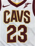 LeBron James 2017-18 Cleveland Cavaliers Game Worn Jersey & Undershirt (GF LOA) Bron wore this Style for One Season Only!