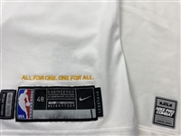 LeBron James 2017-18 Cleveland Cavaliers Game Worn Jersey & Undershirt (GF LOA) Bron wore this Style for One Season Only!