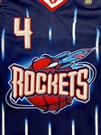 Charles Barkley 1996-97 Houston Rockets Game Worn Road Jersey - Outstanding Wear (RGU Grade 10)