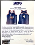 Charles Barkley 1996-97 Houston Rockets Game Worn Road Jersey - Outstanding Wear (RGU Grade 10)