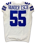 Leighton Vander Esch 10/20/2019 Dallas Cowboys Jersey - Photo Matched, Unwashed (NFL Auctions, Prova) 100th Patch