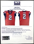 Matt Ryan 12/22/19 Atlanta Falcons Game Worn Road Jersey - Photo Matched (Athletes Club Co, RGU) 384 yards, Touchdown, NFL 100th Patch
