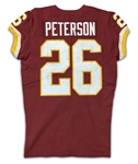 Adrian Peterson 10/8/2018 Washington Redskins Game Used Jersey - Photo Matched (Resolution LOA) Unwashed, Great Wear