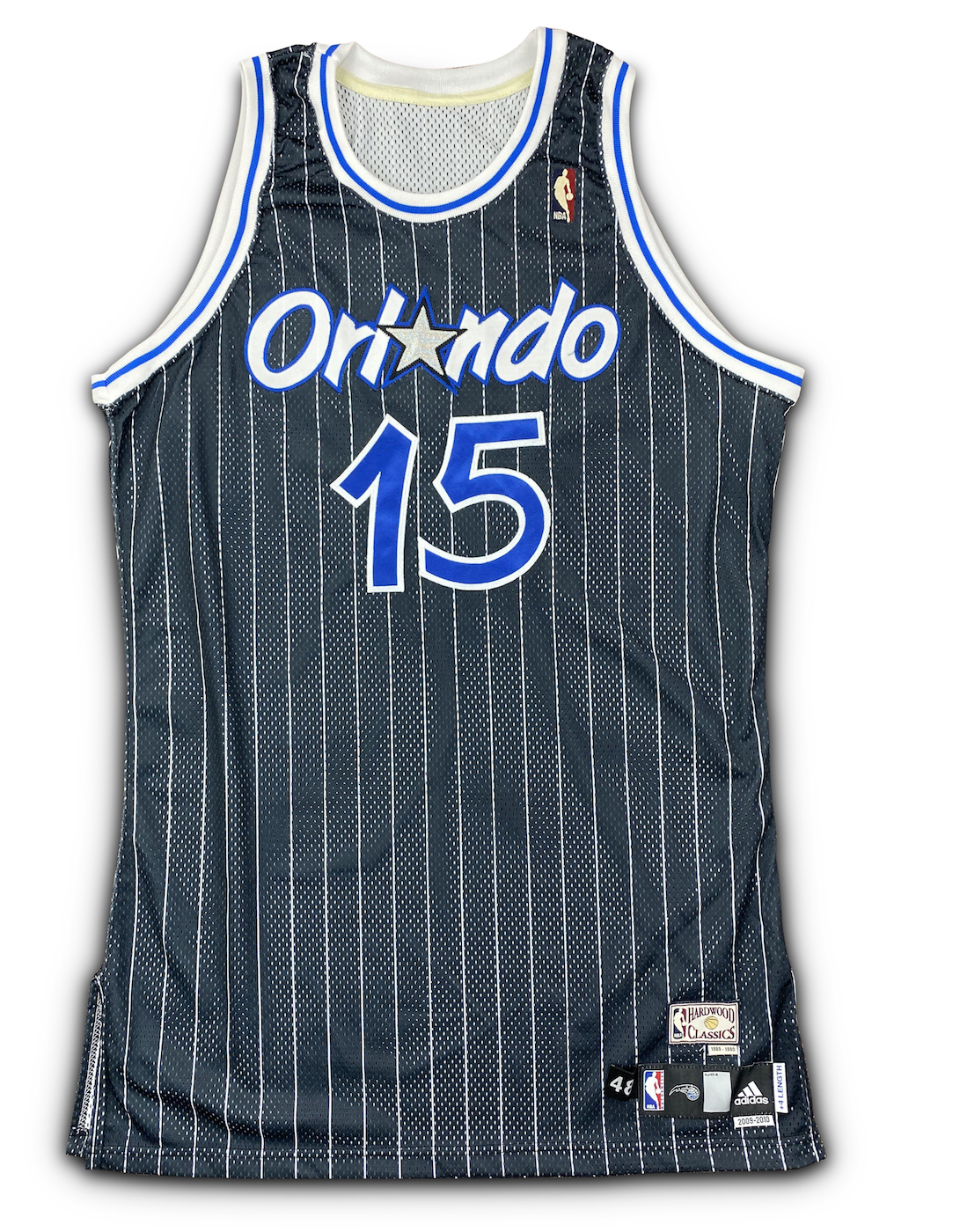 Lot Detail - Vince Carter 2009-10 Orlando Magic Game Worn Hardwood Classic  Retro Road Jersey - Rare Style (Miedema LOA)