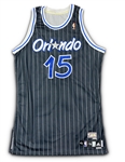 Vince Carter 2009-10 Orlando Magic Game Worn Hardwood Classic Retro Road Jersey - Rare Style (Miedema LOA)