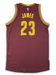 LeBron James 2016-17 Cleveland Cavaliers Game Worn Road Jersey - Evident Game Use, Team Sourced (RGU Grade 10)