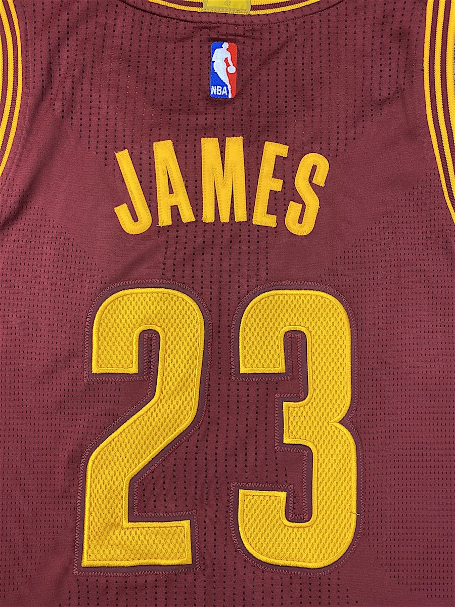 Lot Detail - 2017 LeBron James Game Used Cleveland Cavaliers #23 Road Jersey  Photo Matched To 1/11/17 - Double-Double Game (20 Points & 11 Rebounds) -  (Resolution Photomatching)