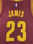 LeBron James 2016-17 Cleveland Cavaliers Game Worn Road Jersey - Evident Game Use, Team Sourced (RGU Grade 10)