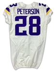 Adrian Peterson 11/15/15 Minnesota Vikings Game Worn Jersey RECORD 6TH 200 YARD GAME! Photo Matched, 3rd Rush Title (ACC, RGU) 80 Yard TD!