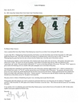 Brett Favre 11/22/01 Green Bay Packers Thanksgiving Day MVP Game Worn Jersey - Photo Matched, 252 Yards 2 TD's! (Resolution, Heritage & Hankel LOA)