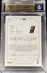 Damian Lillard 2012-13 National Treasures Rookie Patch Auto /99 - BGS 10 Pristine! 4 Color S Patch - (Population 7) 10 Auto Grade! HOT!