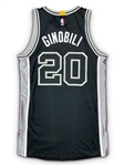 Manu Ginobili 2016-17 San Antonio Spurs Game Worn Road Jersey - Rare Statement Edition