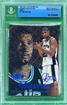 1997-98 Tim Duncan Flair Showcase "Legacy Collection" Row 1 Rookie Card (#84/100) - BGS Authentic