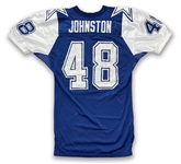 Daryl "Moose" Johnston 1995 Dallas Cowboys Game Worn Jersey - Photo Matched to 12/9/1995 - (RGU LOA)