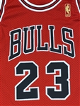 Michael Jordan 96-97 Chicago Bulls Game Worn & Signed Eastern Conference Finals Road Jersey - Photo Matched (RGU, MEARS A10, Bulls LOA)