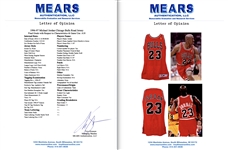 Michael Jordan 96-97 Chicago Bulls Game Worn & Signed Eastern Conference Finals Road Jersey - Photo Matched (RGU, MEARS A10, Bulls LOA)