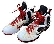 LeBron James 2011-12 Miami Heat Game Worn Nike Sneakers - Photo Matched to 2 Games! 1st NBA Title Season, 3rd MVP Season (RGU LOA)