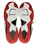 LeBron James 2011-12 Miami Heat Game Worn Nike Sneakers - Photo Matched to 2 Games! 1st NBA Title Season, 3rd MVP Season (RGU LOA)