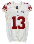 Odell Beckham Jr. 11/1/2015 New York Giants Superdome Duel Game Worn, Signed & Inscribed Road Jersey- 3 Touchdowns, Unwashed, Photo Matched (Meigray)