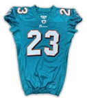Ronnie Brown 2009 Miami Dolphins Game Worn Home Jersey - Dophins COA