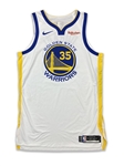 Kevin Durant 2019 Golden State Warriors Signed Issued Home NBA Finals Jersey