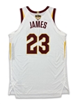 LeBron James 2018 Cleveland Cavaliers Issued NBA Finals Home jersey