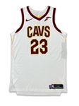 LeBron James 2018 Cleveland Cavaliers Issued NBA Finals Home jersey