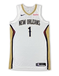 Zion Williamson 2020-21 New Orleans Pelicans Game Worn Jersey - Photo Matched! 32 Point Dunkfest! (Meigray, RGU LOA's)