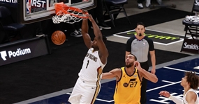 Zion Williamson 2020-21 New Orleans Pelicans Game Worn Jersey - Photo Matched! 32 Point Dunkfest! (Meigray, RGU LOA's)