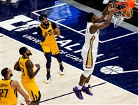 Zion Williamson 2020-21 New Orleans Pelicans Game Worn Jersey - Photo Matched! 32 Point Dunkfest! (Meigray, RGU LOA's)