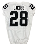 Josh Jacobs 12/6/2020 Las Vegas Raiders Signed Game Issued Home Jersey - Inaugural Season Patch (Athlete's Club Co.)