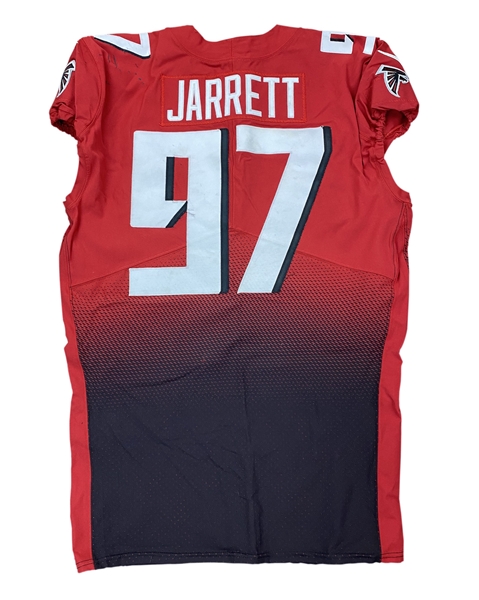 Grady Jarrett 10/10/1021 Atlanta Falcons Game Worn "London Game" Jersey (Falcons, Athletes Club Co.) 