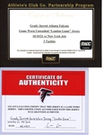 Grady Jarrett 10/10/1021 Atlanta Falcons Game Worn London Game Jersey (Falcons, Athlete's Club Co.) 