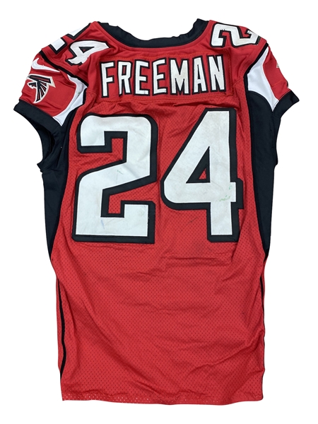 Devonta Freeman 1/22/17 Atlanta Falcons Game Worn NFC Championship Jersey - Unwashed (Falcons COA)