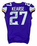 Jayron Kearse 9/8/2019 Minnesota Vikings Signed Game Worn Home Jersey - Photo Matched, Unwashed (Athlete's Club Co.)