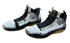 Tim Hardaway Jr. 2/1/2020 & 2/7/2020 Game Worn Black History Month Jordan XXXIV Sneakers (Athlete's Club Co.)
