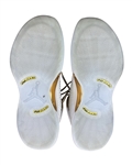 Luka Doncic 2020-21 Game/Practice Worn Player Sample White/Gold MLK Jordan Sneakers (Athlete's Club Co.)