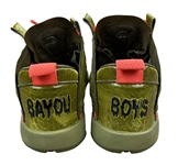 Zion Williamson 2019-20 Rookie Game/Practice Worn Bayou Boys Jordan Sneakers - Extensive Wear (Athlete's Club Co.)